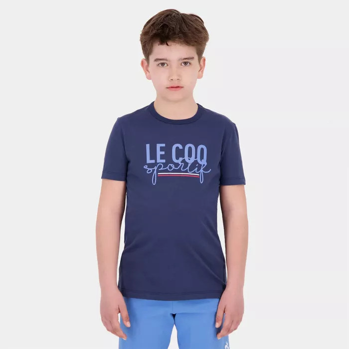 LE COQ SPORTIF trīskrāsu T-krekls junioriem