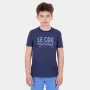 LE COQ SPORTIF trīskrāsu T-krekls junioriem