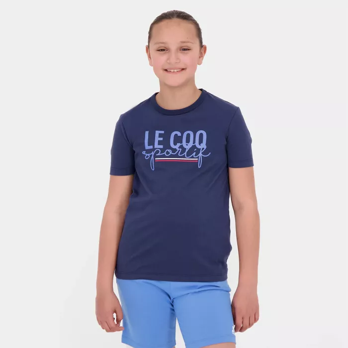 LE COQ SPORTIF trīskrāsu T-krekls junioriem