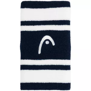 Paire de serre poignets HEAD double largeur 5" striped