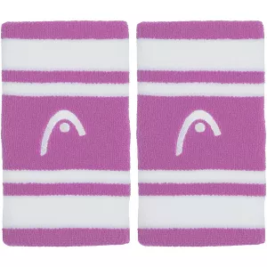 Paire de serre poignets HEAD double largeur 5" striped