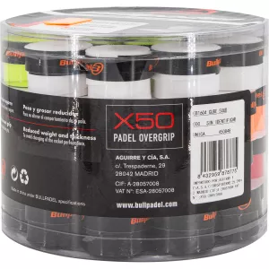 Box of 50 BULLPADEL gb1604 overgrips