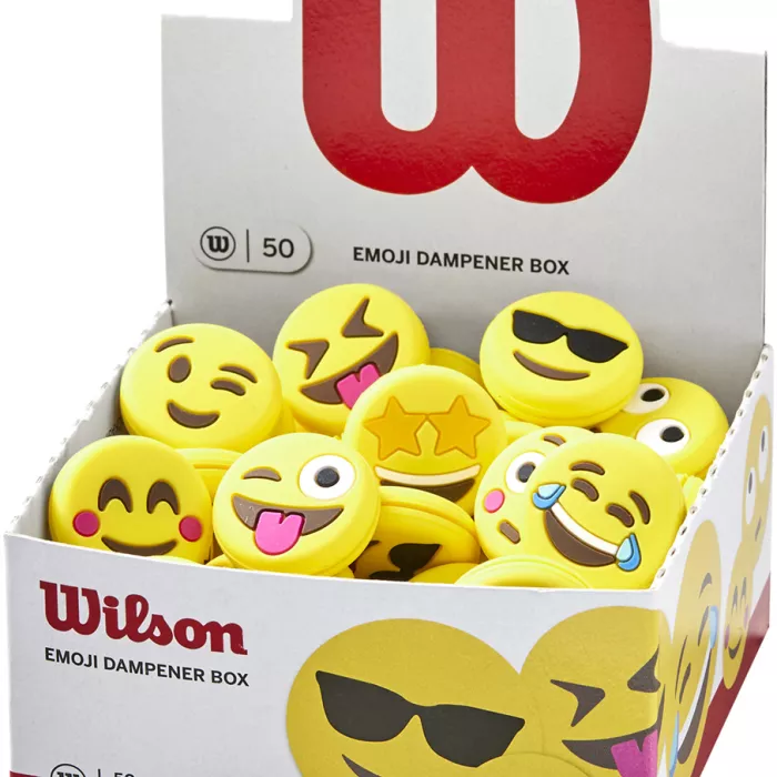 Box of 50 WILSON emoji antivibrators
