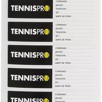 10 sheets of 15 TENNISPRO stickers for rackets