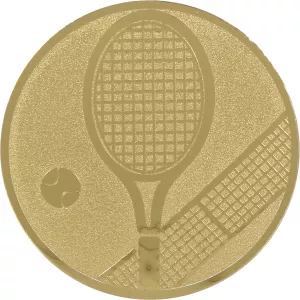 Pastilles medaille tennis (alu - 50mm)