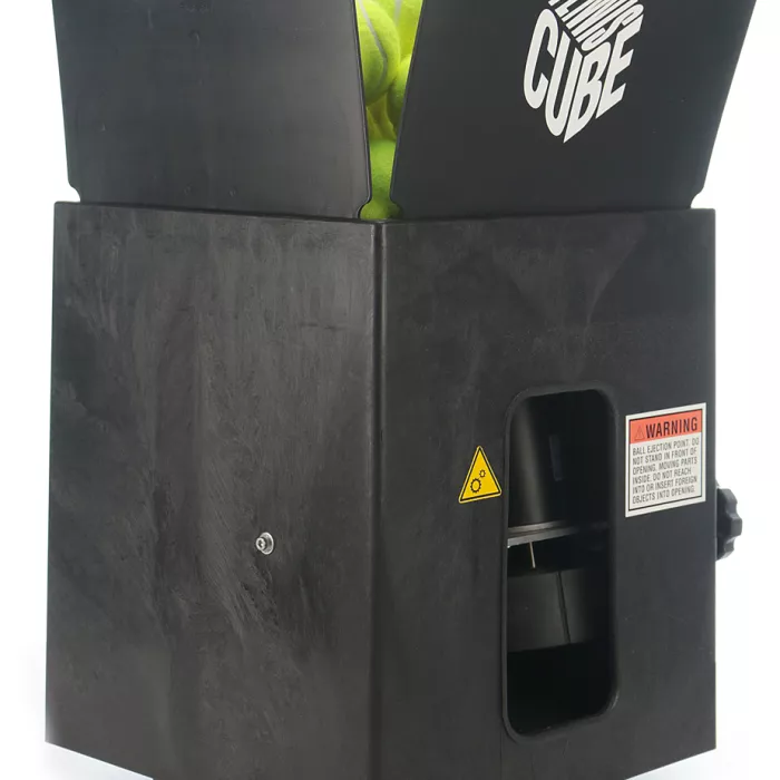 TUTOR cube battery-powered ball launcher