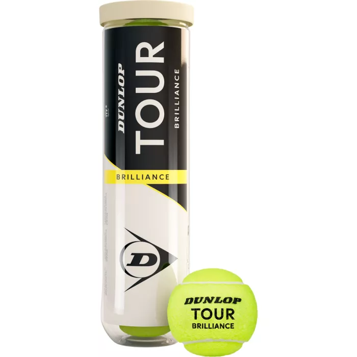 Tube of 4 balls DUNLOP tour brillance