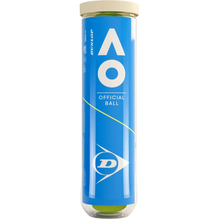 Tube of 4 DUNLOP australian open balls