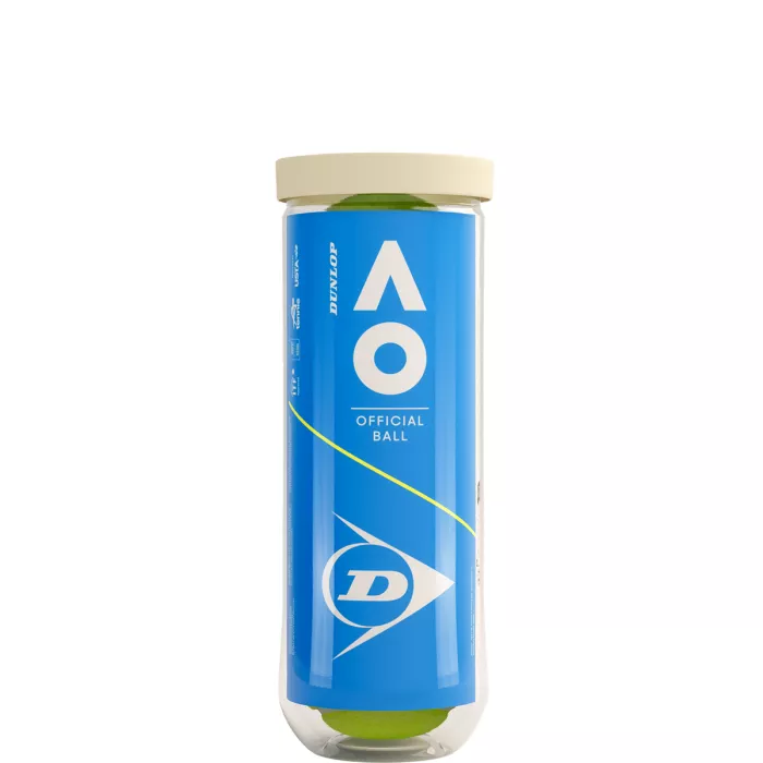 Tube of 3 DUNLOP australian open balls