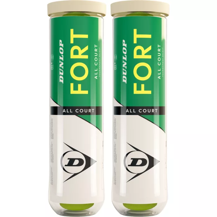 Bipack of 4 DUNLOP fort tournament select balls