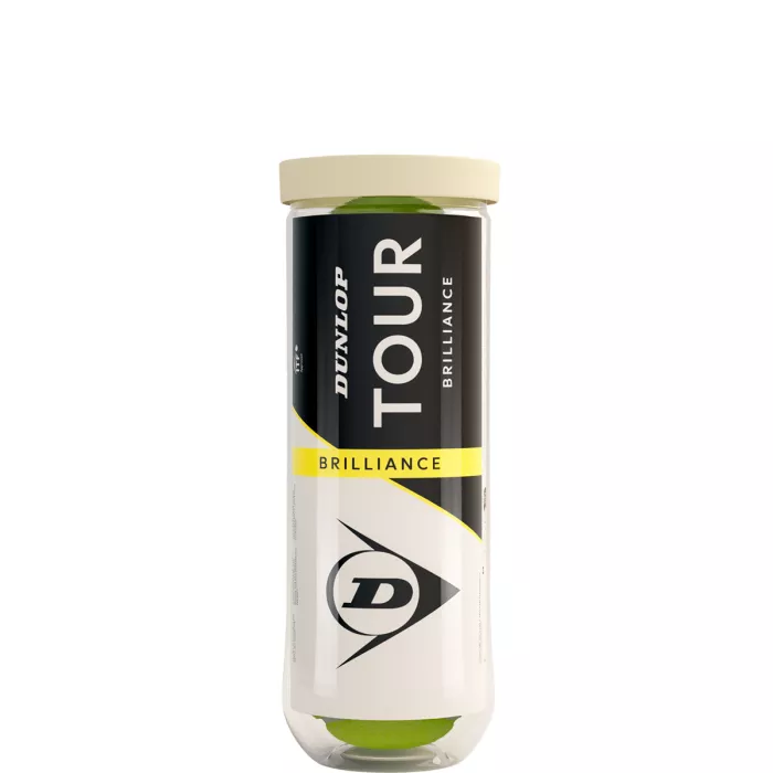 Tube of 3 DUNLOP tour brilliance balls