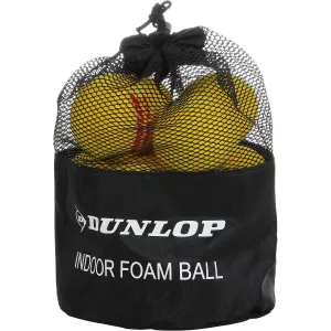 Pack of 12 DUNLOP indoor foam balls