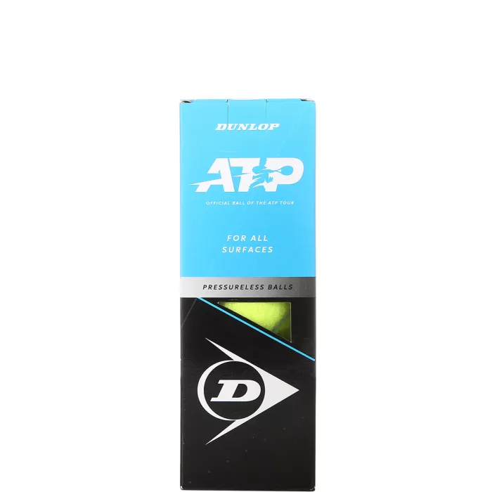 Tube of 3 DUNLOP atp pressureless balls