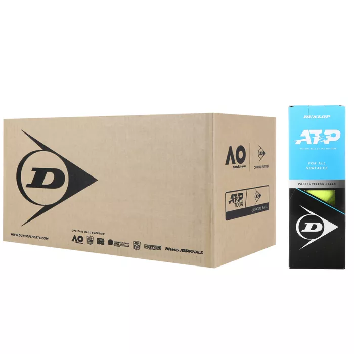 Box of 24 tubes of 3 balls DUNLOP atp pressureless