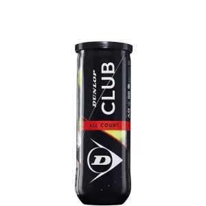 Tube of 3 DUNLOP club all court balls