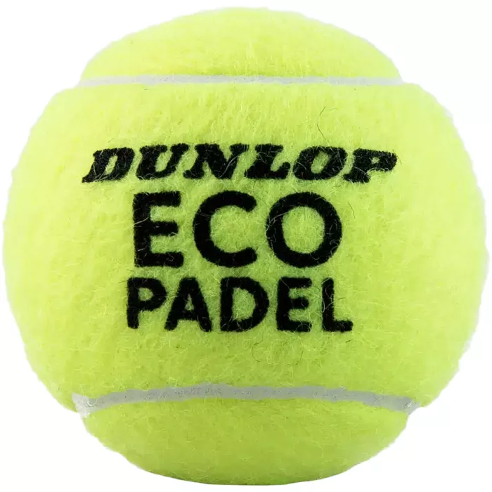 Tube of 3 DUNLOP eco padel balls