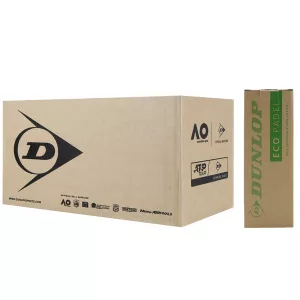 Box of 24 tubes of 3 DUNLOP eco padel balls