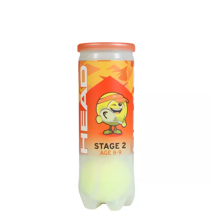 Tube of 3 orange HEAD tip balls