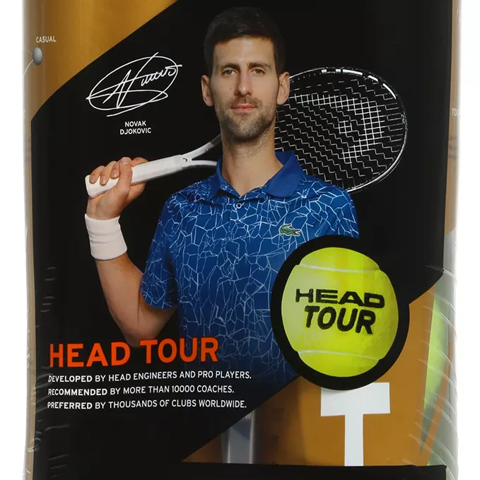 Bipack of 4 HEAD tour balls