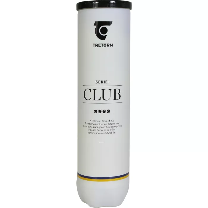 Tube of 4 TRETORN serie+club balls