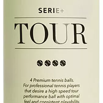 Tube of 4 TRETORN serie+ balls