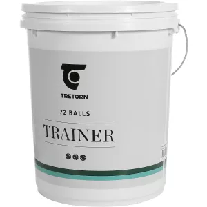 Bucket of 72 balls TRETORN academy green