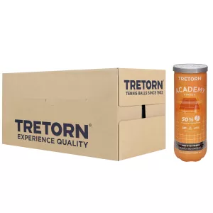 Case of 24 tubes of 3 TRETORN academy orange balls