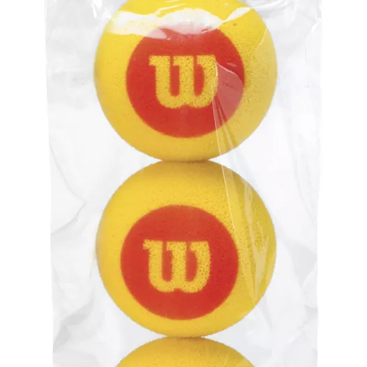 Bag of 3 WILSON starter foam balls