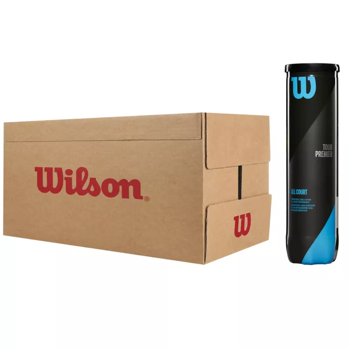 Box of 18 tubes of 4 WILSON tour premier balls