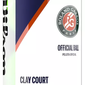 Tube of 4 WILSON roland garros clay court balls