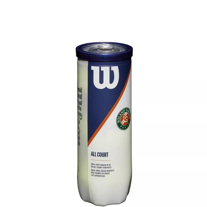 Tube of 3 WILSON roland garros all court balls