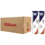 Box of 9 bipacks of 4 WILSON roland garros official clay balls