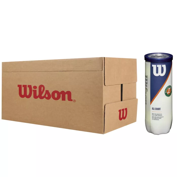 Box of 24 tubes of 3 WILSON roland garros all court balls