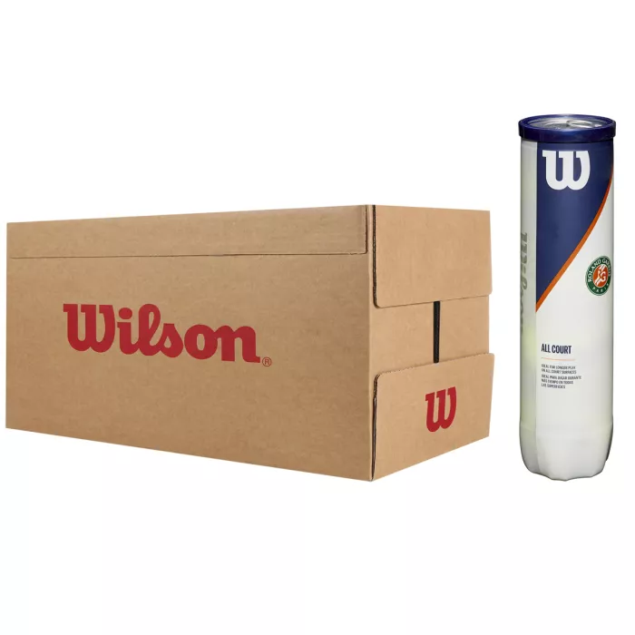 Box of 18 tubes of 4 WILSON roland garros all court balls