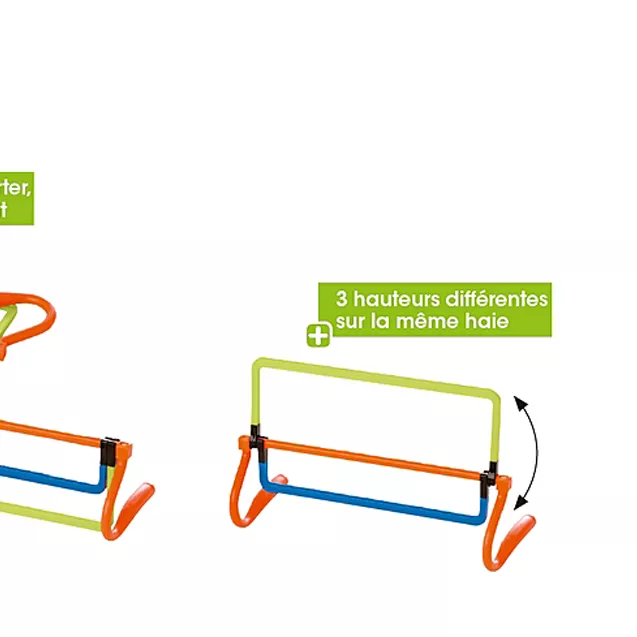 Adjustable mini jumping hurdle 15, 22 and 30cm