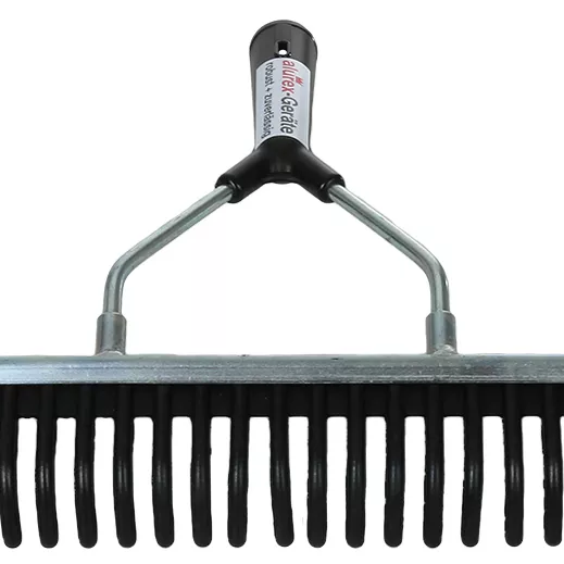 50 cm rubber rake with handle