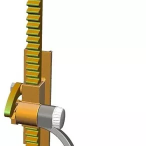 Rack and pinion winch