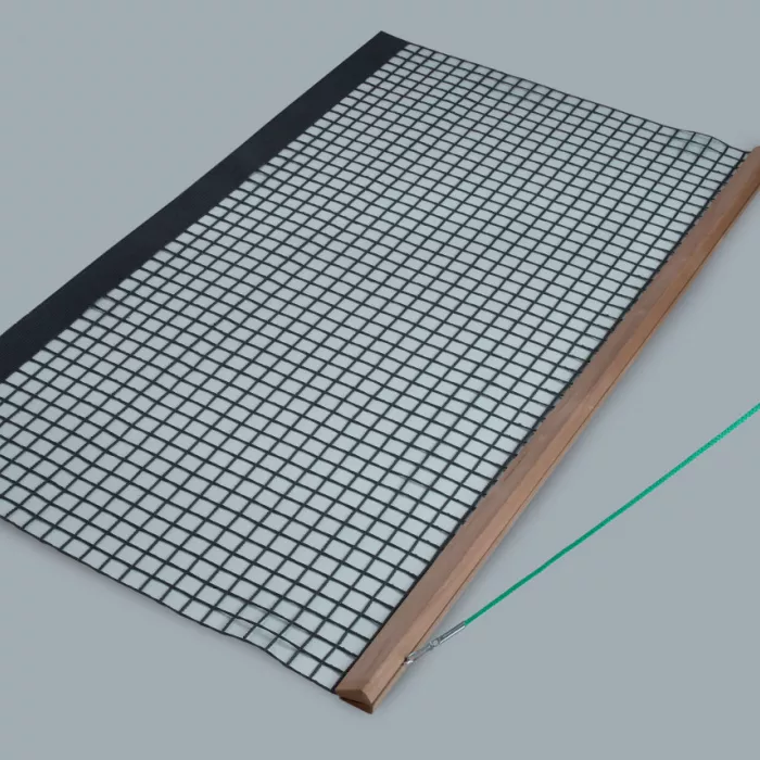 Single-rail wooden sweep net
