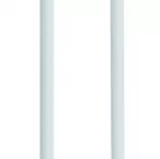 Tennis pro single posts white