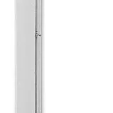 Pair of 83 mm round aluminium posts with sheaths