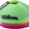 Pack of 12 WILSON training cones