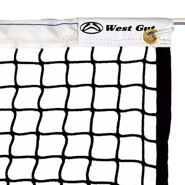 Pphr braided tennis net 3mm knotless double mesh edging
