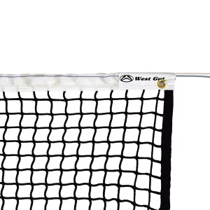 Pphr 4mm knotless braided tennis net single edge mesh