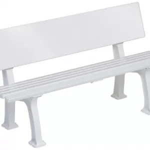 Tennis bench white 1.5m