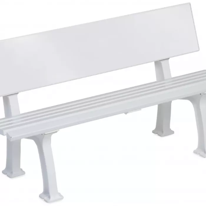 Tennis bench white 1.5m
