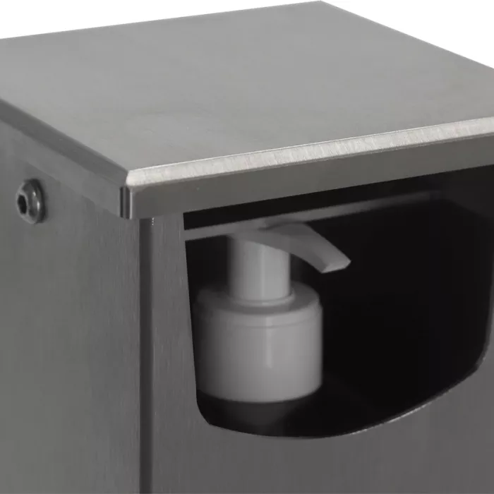 The tower contactless gel dispenser with 1 bottle of gel