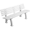 White tennis bench 1.5m
