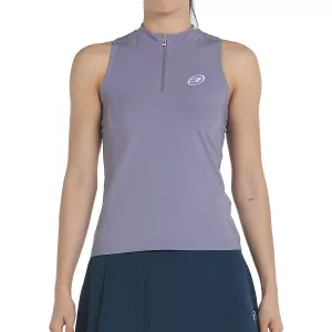 Debardeur BULLPADEL femme pure color 1/4 zip ourol