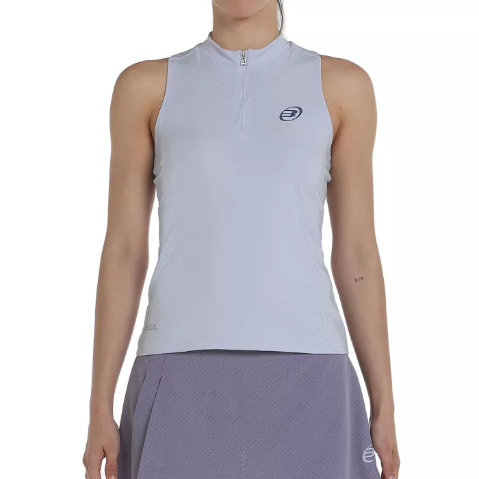 Debardeur BULLPADEL femme pure color 1/4 zip ourol
