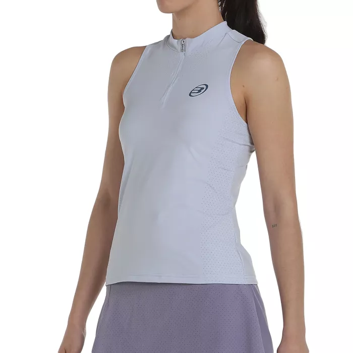 Debardeur BULLPADEL femme pure color 1/4 zip ourol